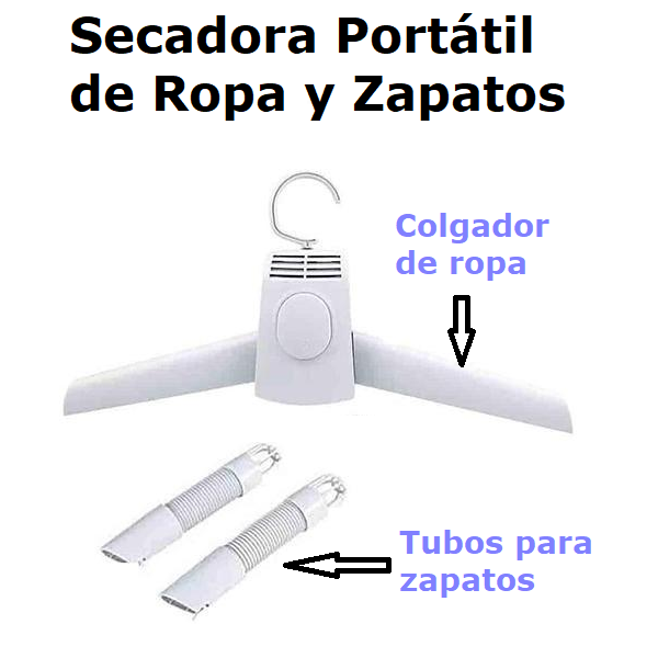 SECADOR PORTATIL 2 EN 1 ANTI-HUMEDAD PRO.