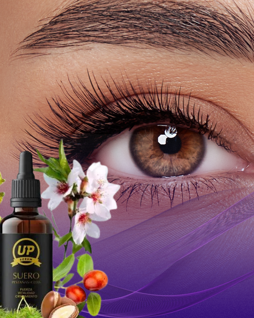 UPLASH SÉRUM PARA PESTAÑAS Y CEJAS – MÁS LARGAS, FUERTES Y DEFINIDAS